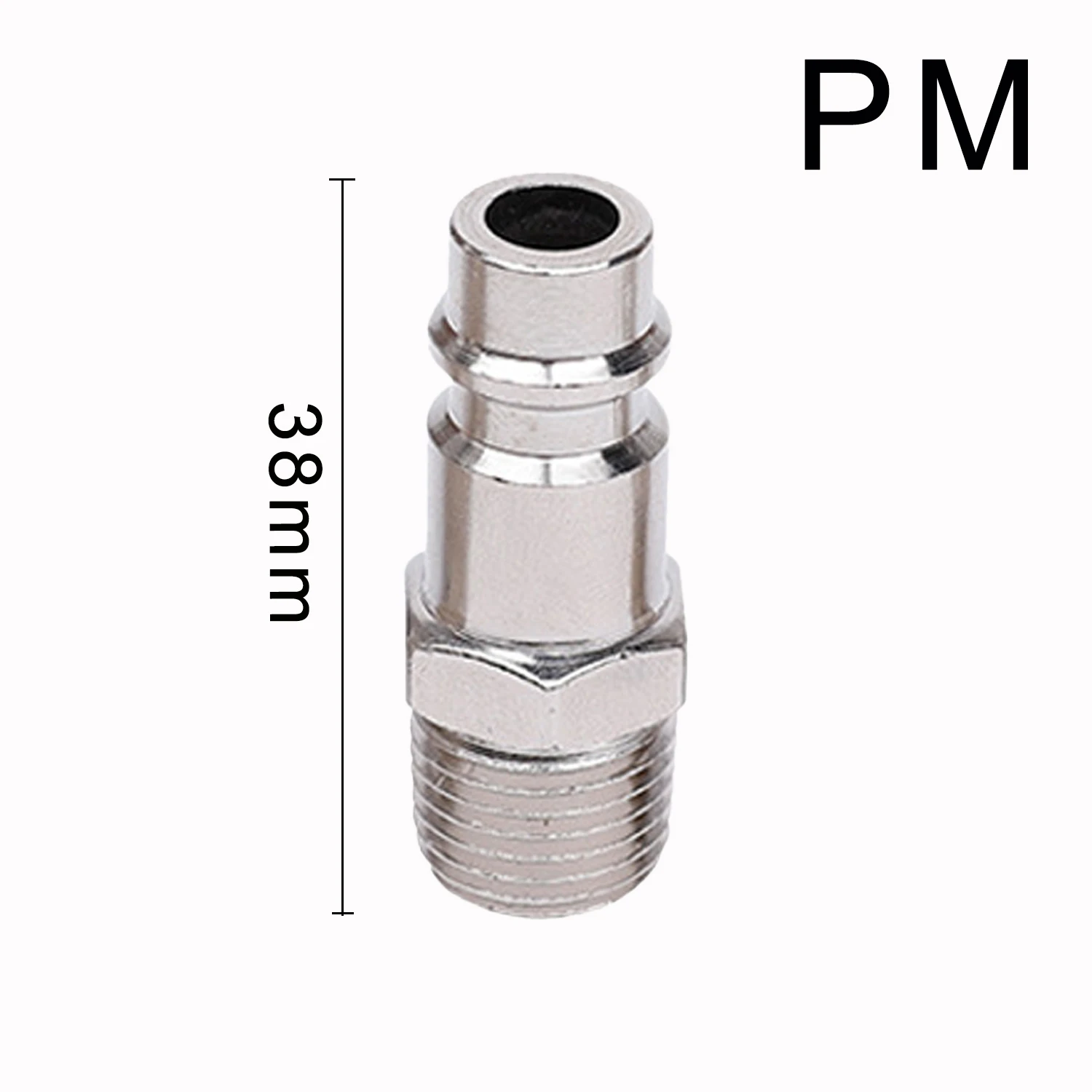 German Style Pneumatic Quick Coupling, Male/Female Thread Quick Release Connector for Air Tools, Durable Air Coupler Kit