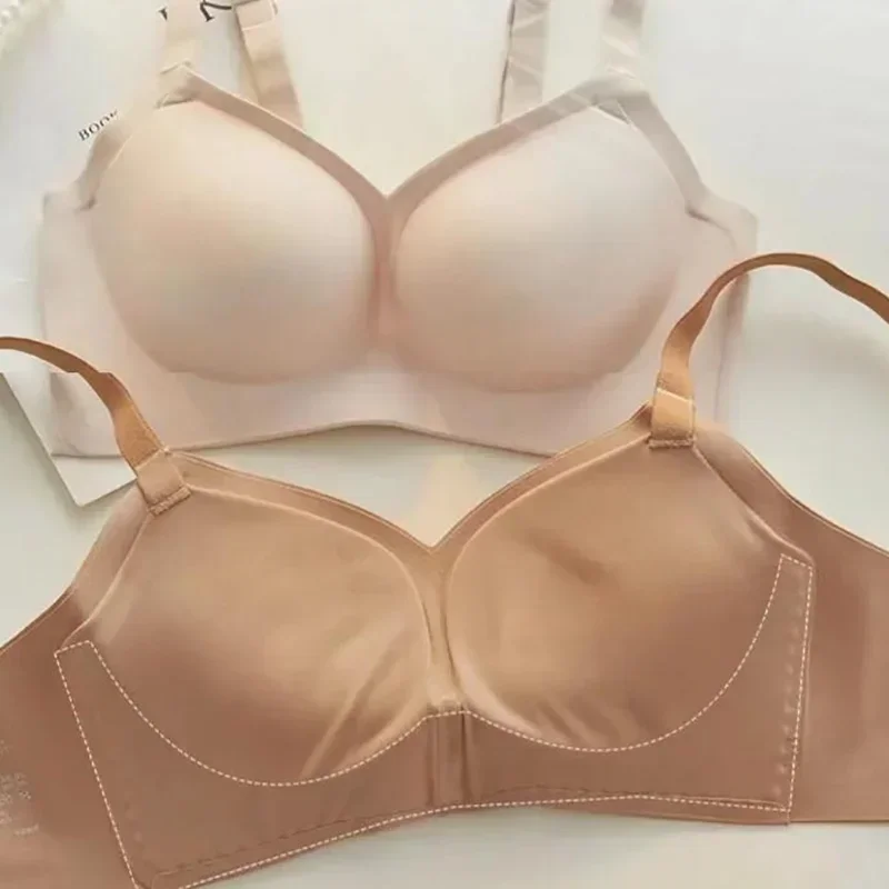 Утолщенная булочка на пару с фиксированной чашкой, интегрированное внешнее расширение, нижнее белье, женские бюстгальтеры с плоской грудью, маленькая грудь, большие бюстгальтеры