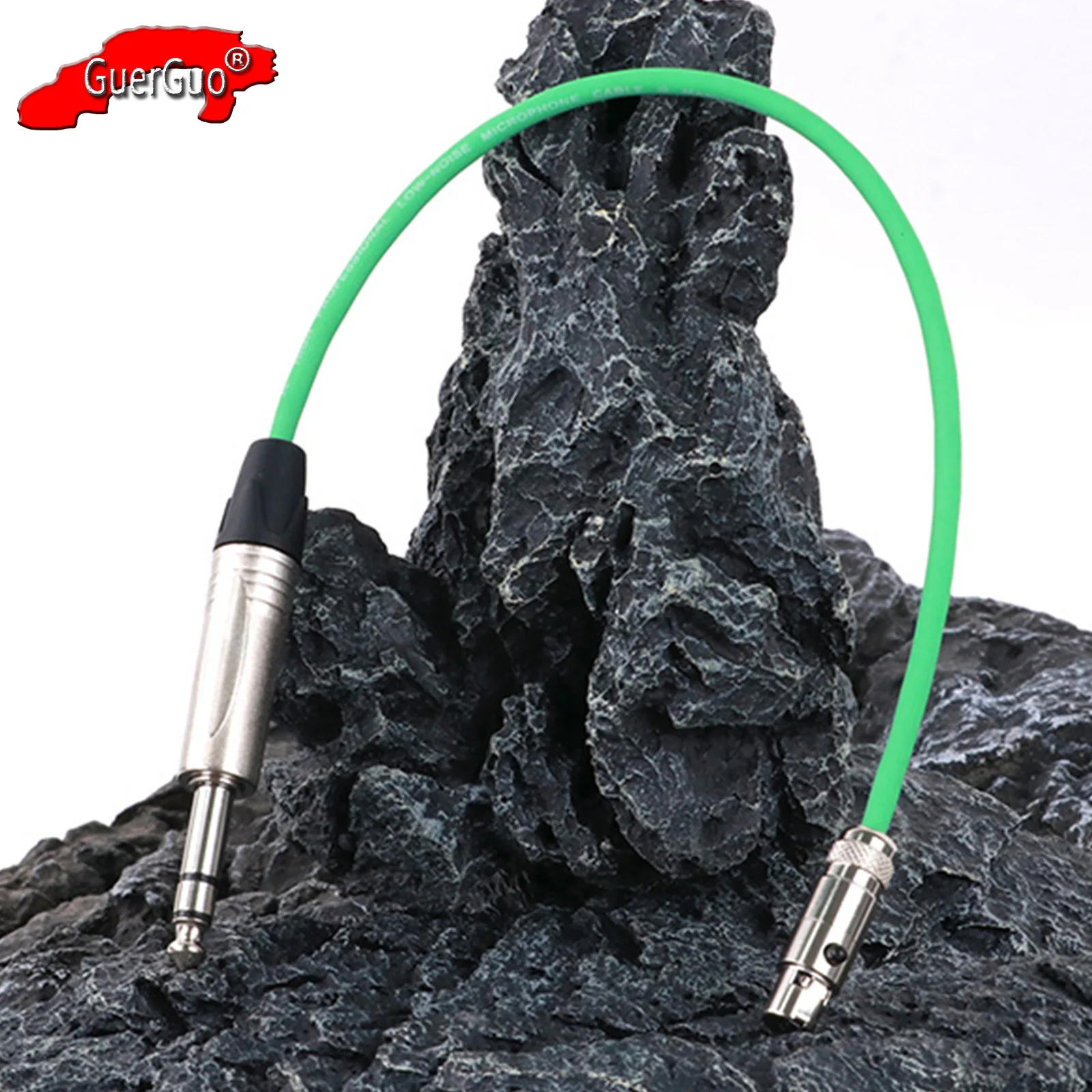 

Mini-XLR to 6.35mm Stereo MIC Cable,3Pin Mini XLR Female to 1/4" TRS Male Jack Headphones Audio Extension Adapter Shielded Cord