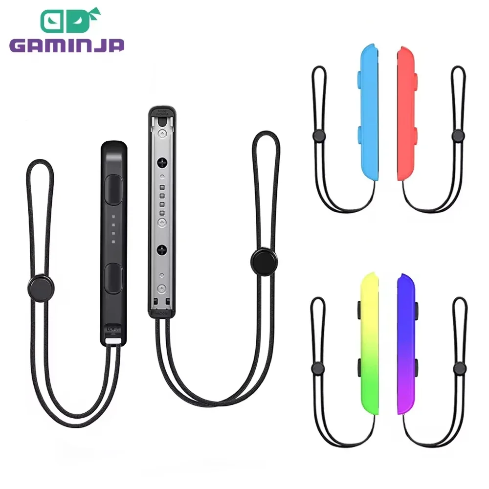 GAMINJA para Nintendo Switch y controlador de mando OLED, cuerda de mano, correa de muñeca Joy-con, accesorios para videojuegos para ordenador portátil