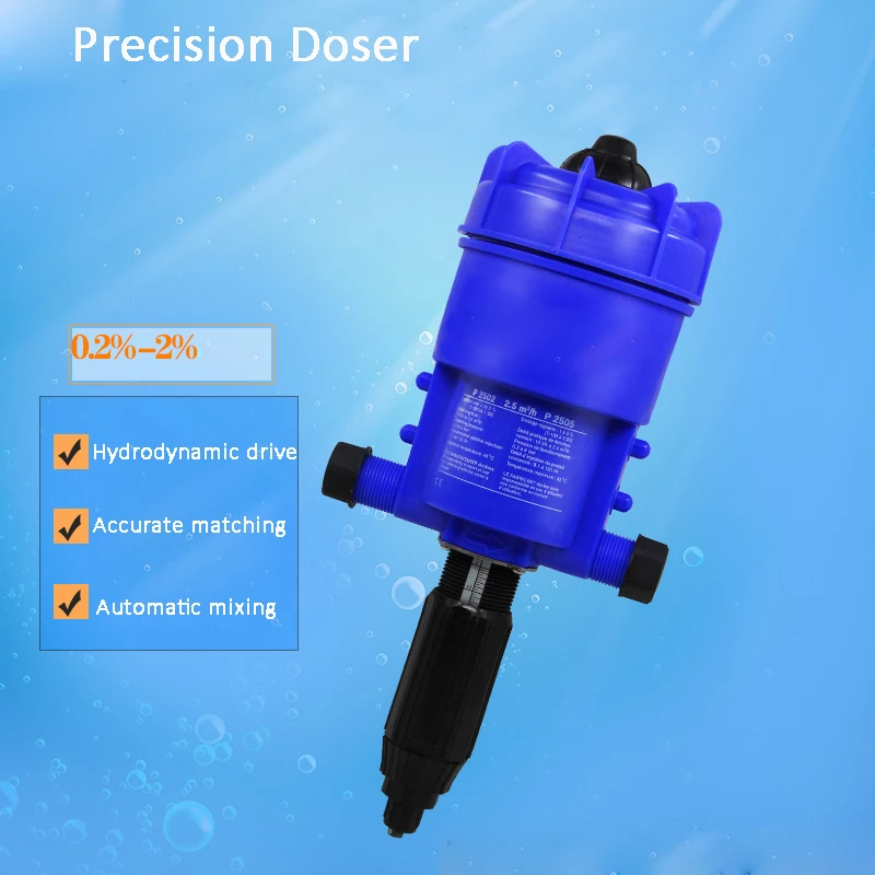 

Proportioning Dispenser Dosing Pump Liquid Doser Plastic Controllable Injector Livestock Fertilizer Irrigation Water Powered