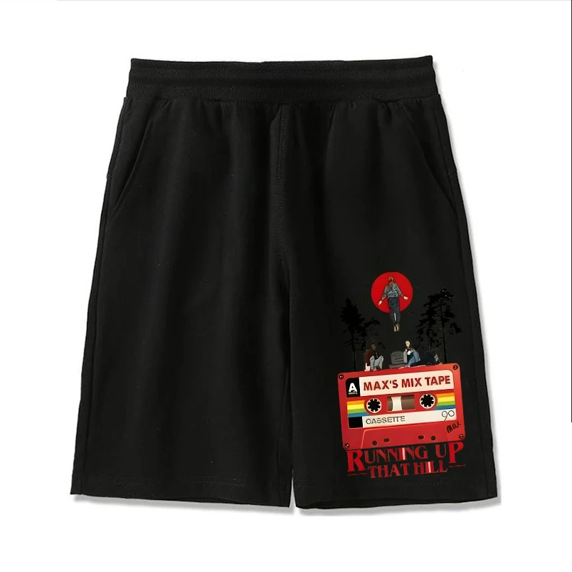 

2026 Hot Selling Fashion New Item Let's Overcome Difficulties Tape Pattern Men's and Women's Outdoor Leisure Sports Shorts