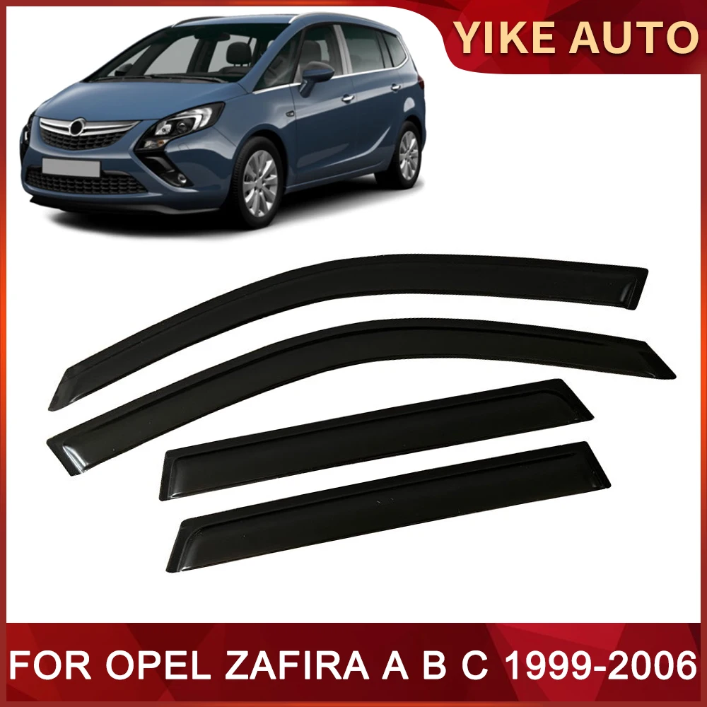 

Window Visor for OPEL ZAFIRA A B C 1999-2006 Weathershied Door Visor Wind Sun Rain Guards Side Window Wind Deflectors Auto