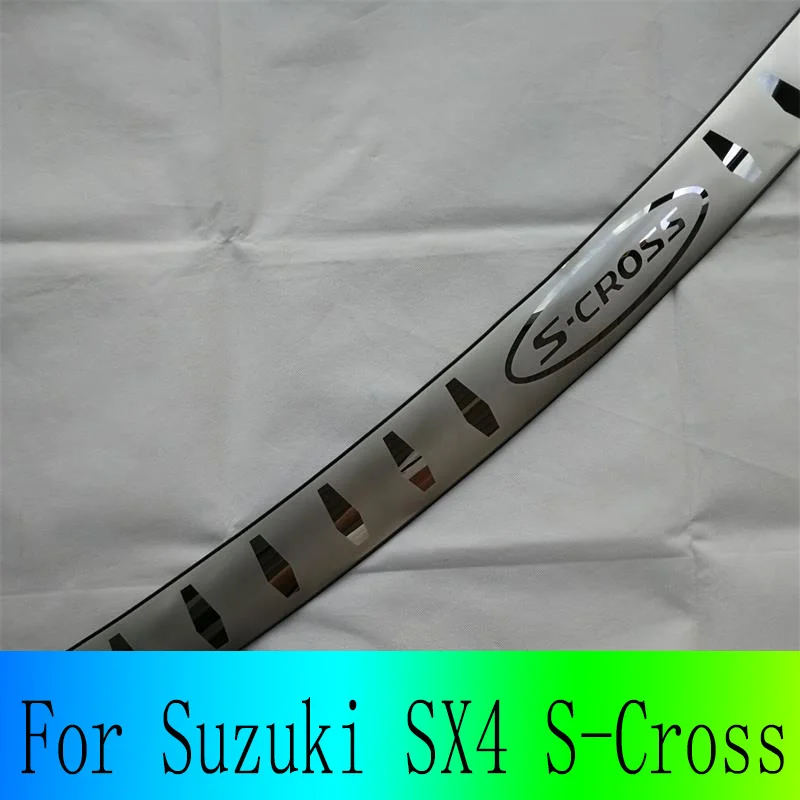 

For Suzuki SX4 S-Cross Lip on Bumper Car Protector Door Sill Scuff Plates Scuff Plate Scuff Plate Accessories Stainless Steel