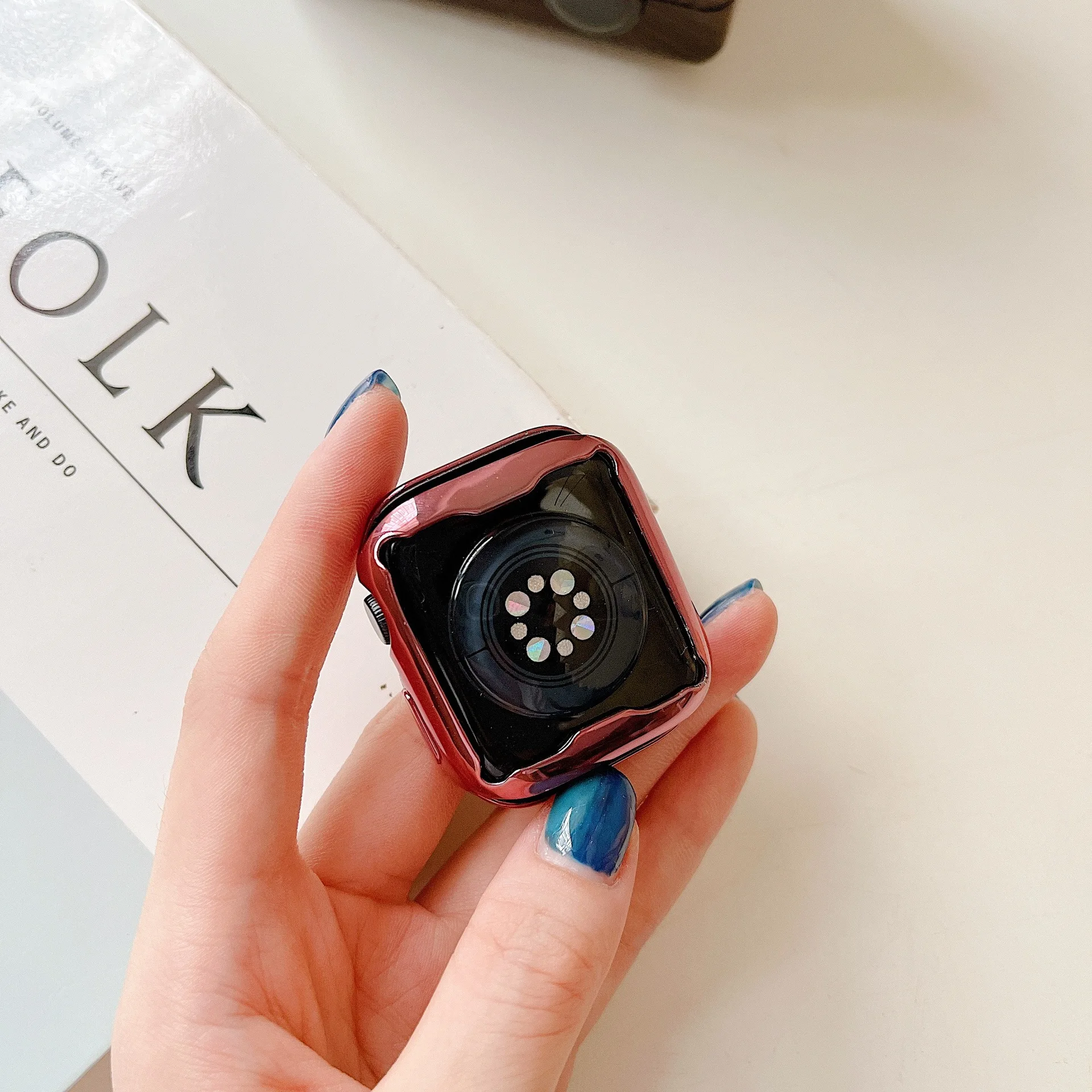 Soft TPU for Apple Watch Case 9 8 41mm 45mm 42mm 38mm Acccessories Shockproof Protective shell series 7 6 5 4 se 44mm 40m Cover