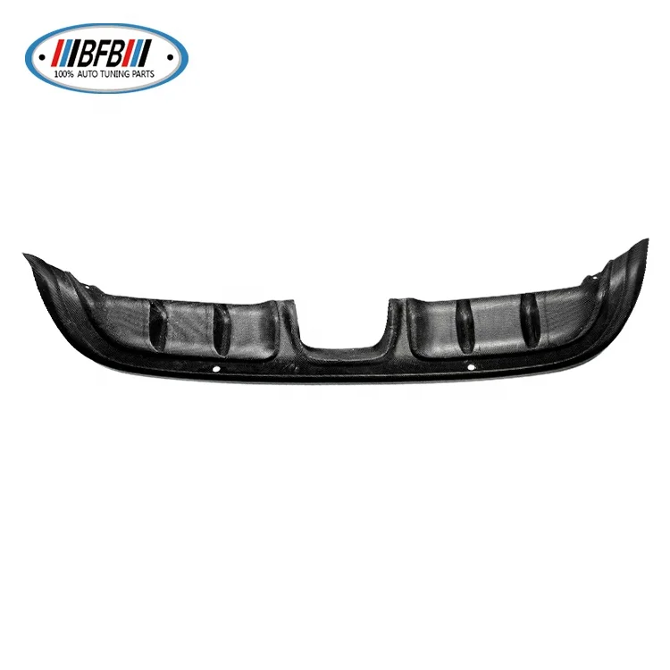 ناشر الشفة الخلفية من ألياف الكربون الجافة الحقيقية 718 الناشر المصد الخلفي لبورشه 718 بوكستر كايمان 2016-2018 #6