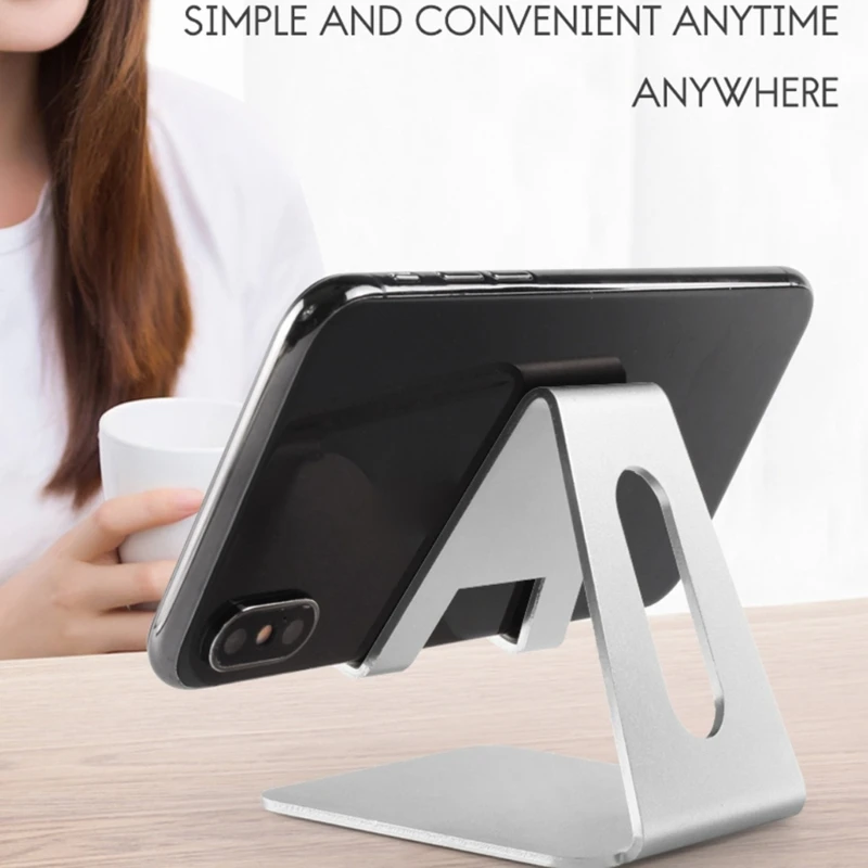 Metal Universal Cellphone Tablet Stand Durable Countertop Rack Anti Deform Aluminum Holder for Home