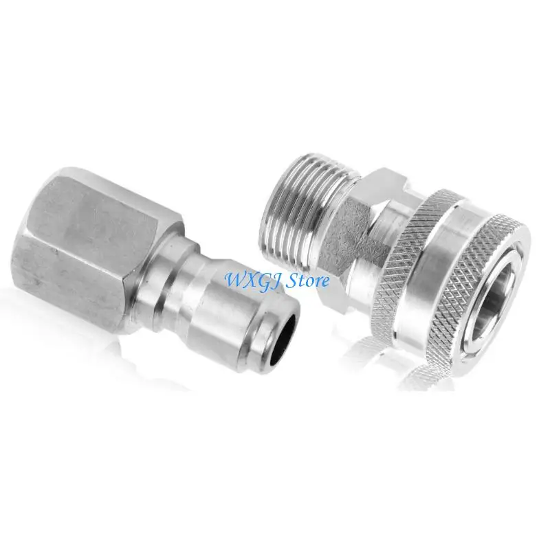 مجموعة التوصيل السريع لغسالة الضغط 37JE، محولات NPT، وصلات وصلات خرطوم، مرفقات لمهمة تنظيف الري بكفاءة #4