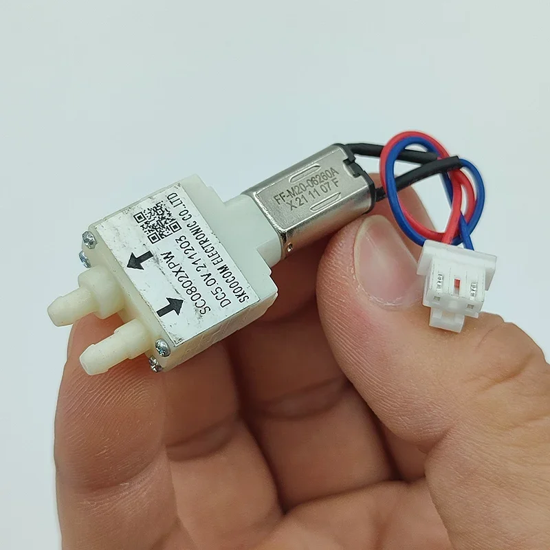 SKOOCOM SC0802XPW mikro su pompası DC 3V 3.7V 5V küçük Mini M20 diyafram kendinden emişli emme pompası süpürme robotu temizleyici için