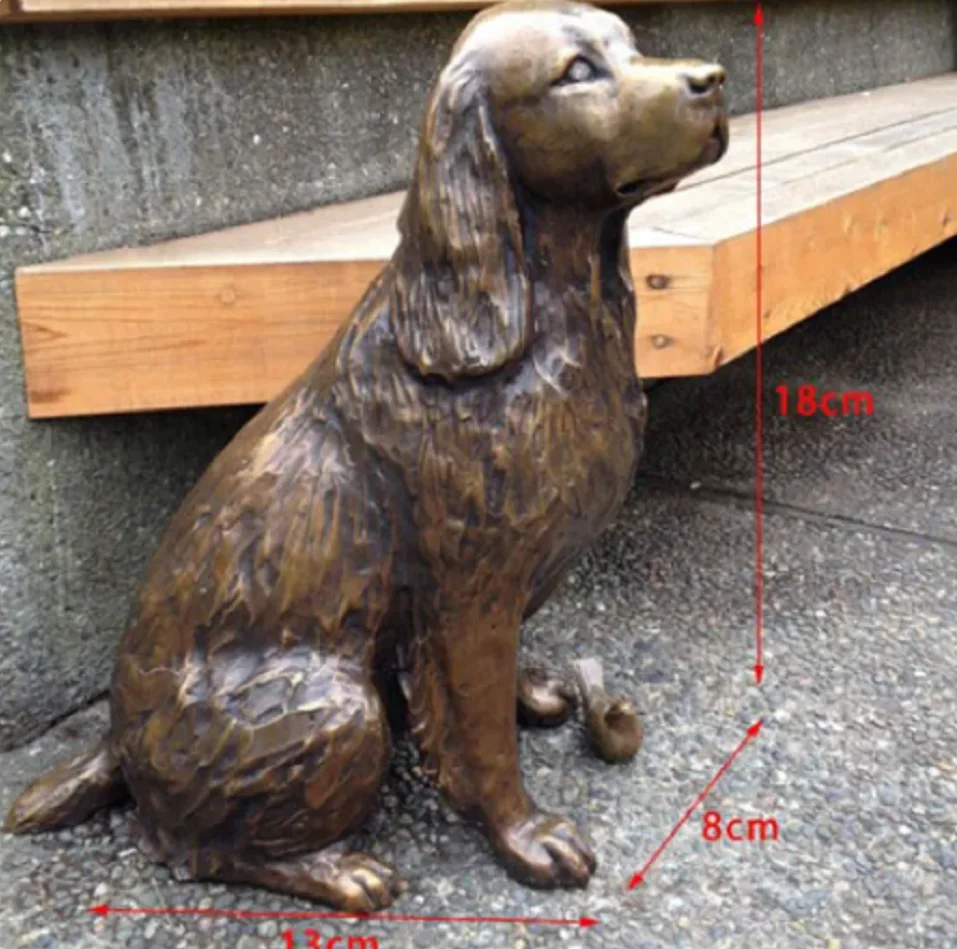 

Springer Spaniel Statue Garden Decor Resin Animal Dog Sculpture Yard Lawn Outdoor Decorative Ornament HANW88