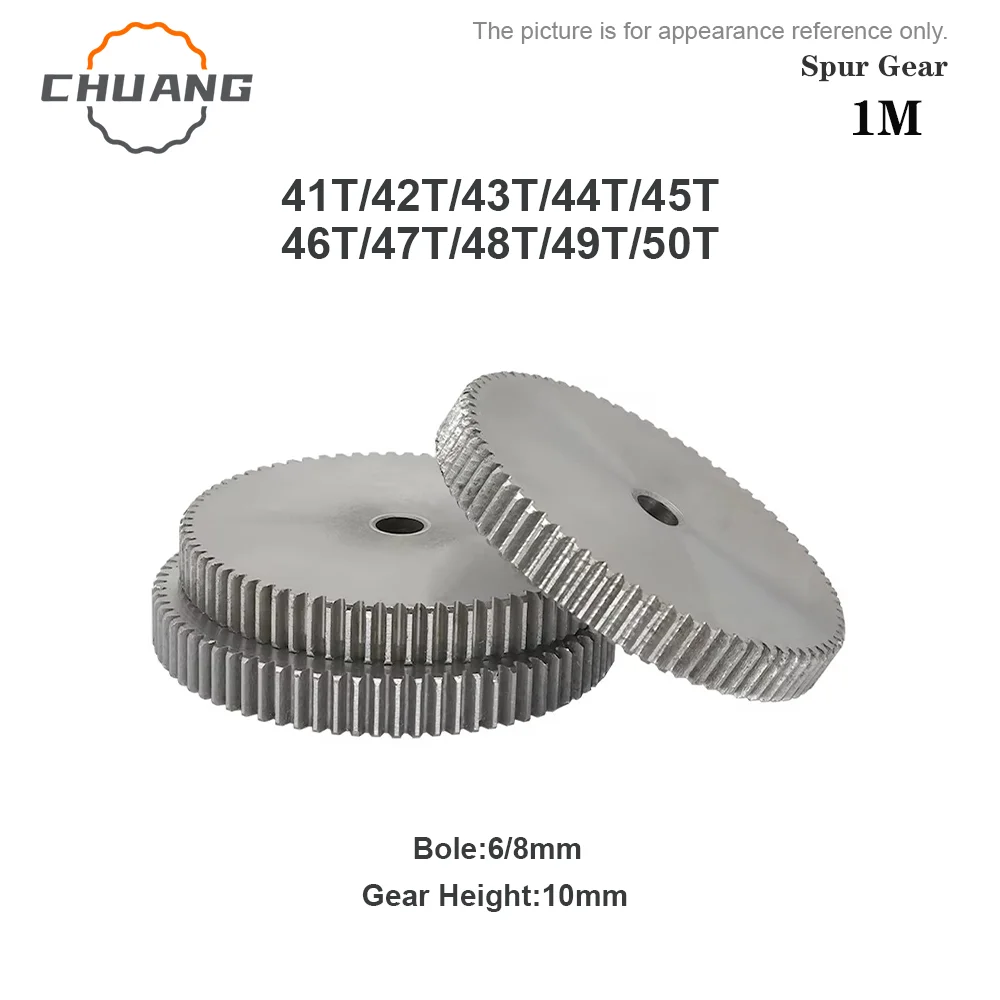 

Шестерня цилиндрическая 1М-41/42/43/44/45/46/47/48/49/50Т 45 # Цилиндрические шестерни из стального материала для аксессуаров для трансмиссии Деталь с ЧПУ