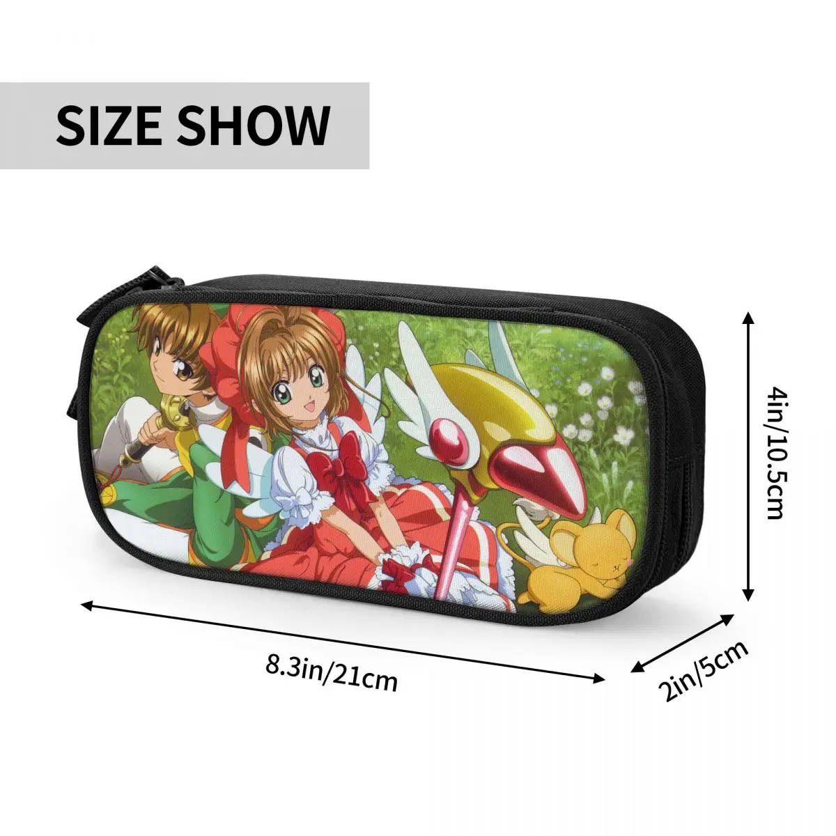 Imagem -06 - Cardcaptor Sakura Shaoran Lápis Case Cute Cartoon Anime Lápis Casas Estudante Caneta Bolsas Material Escolar Papelaria Presentes Novo