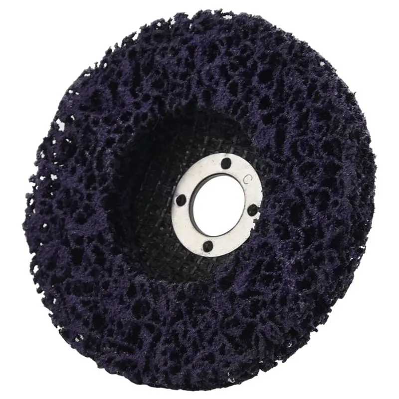 A36T-25Pcs Durable Poly Strip Disc Wheel 100X16mm Wood Metal Paint Rust Removal Clean Abrasive Tools For Angle Grinder