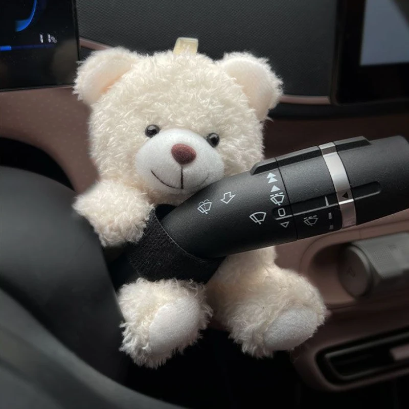 

Car Interior Dashboard Ornaments Plush Bear for Car Center Console Decoration Auto Accessories for Auto Home Office Deco Gifts