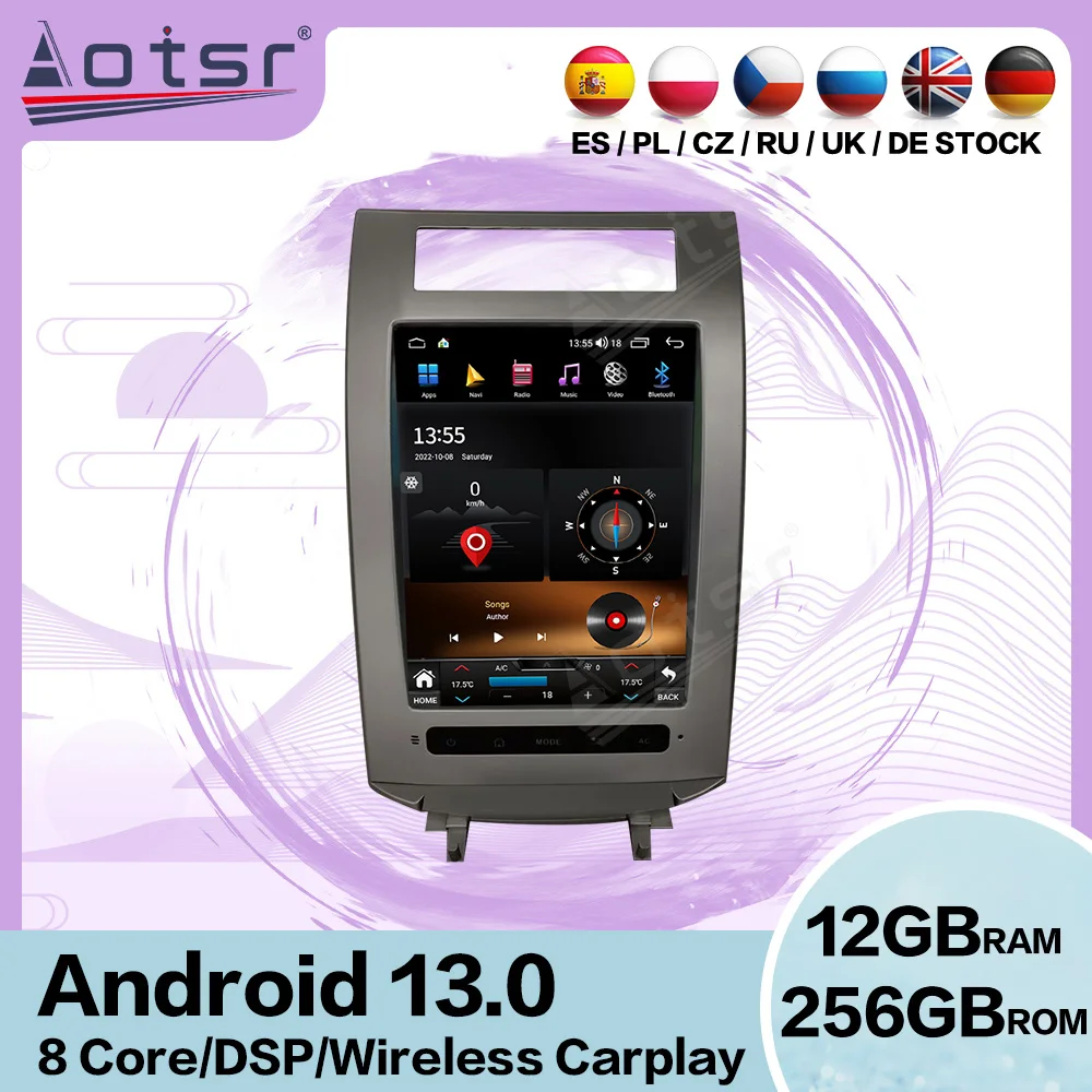 

Vertical Screen Automotive Multimedia Android 13 For Acura RL 2006 2007 2008 2009 CAR GPS Navi Stereo Radio Head Unit Bluetooth