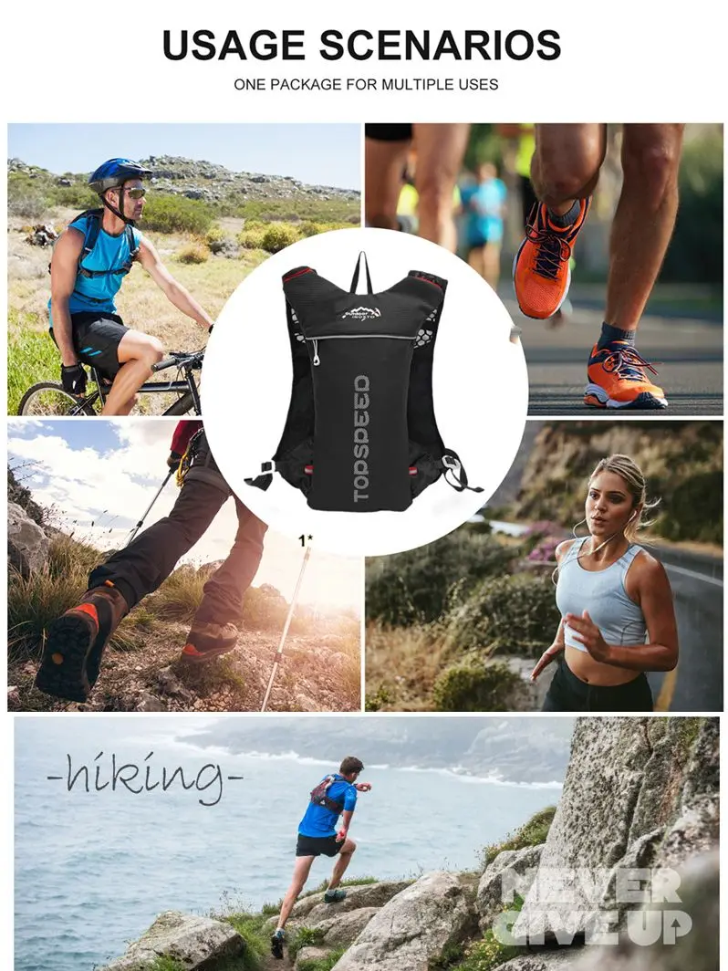 AliExpress INOXTO Outdoor Trail Running 5L Ultralight Backpack Hydration Jogging Vest Men Breathable Marathon Bicycle