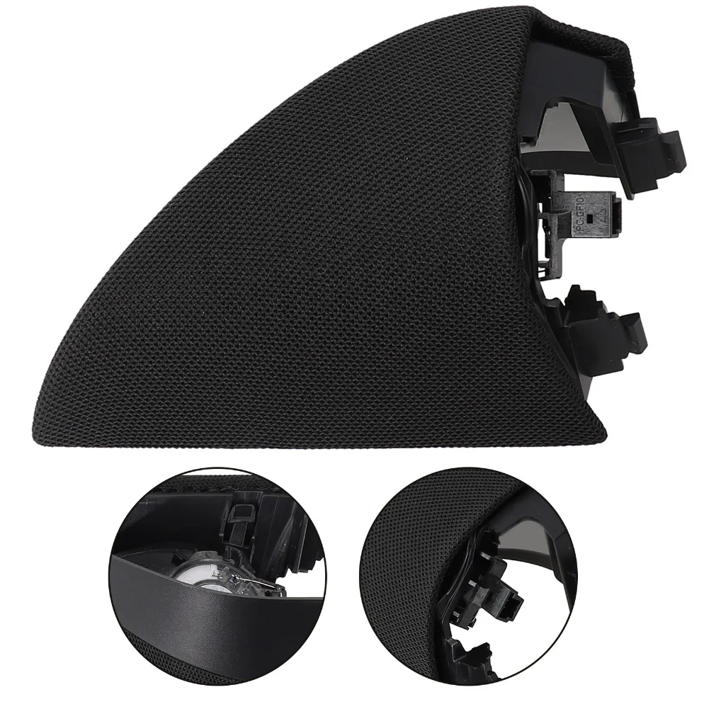 For Model Y 2020 and 2021 Left Front Door Trim Tweeter Speaker Cover ABS Replacement Part OEM Fit Specification