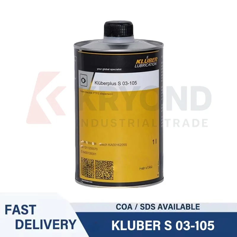 KLUBER Klüberplus S 03-105 Assembly Aid Lubrication Fluid for Spindle Bearings Plastic Elastomer Components Installation Use