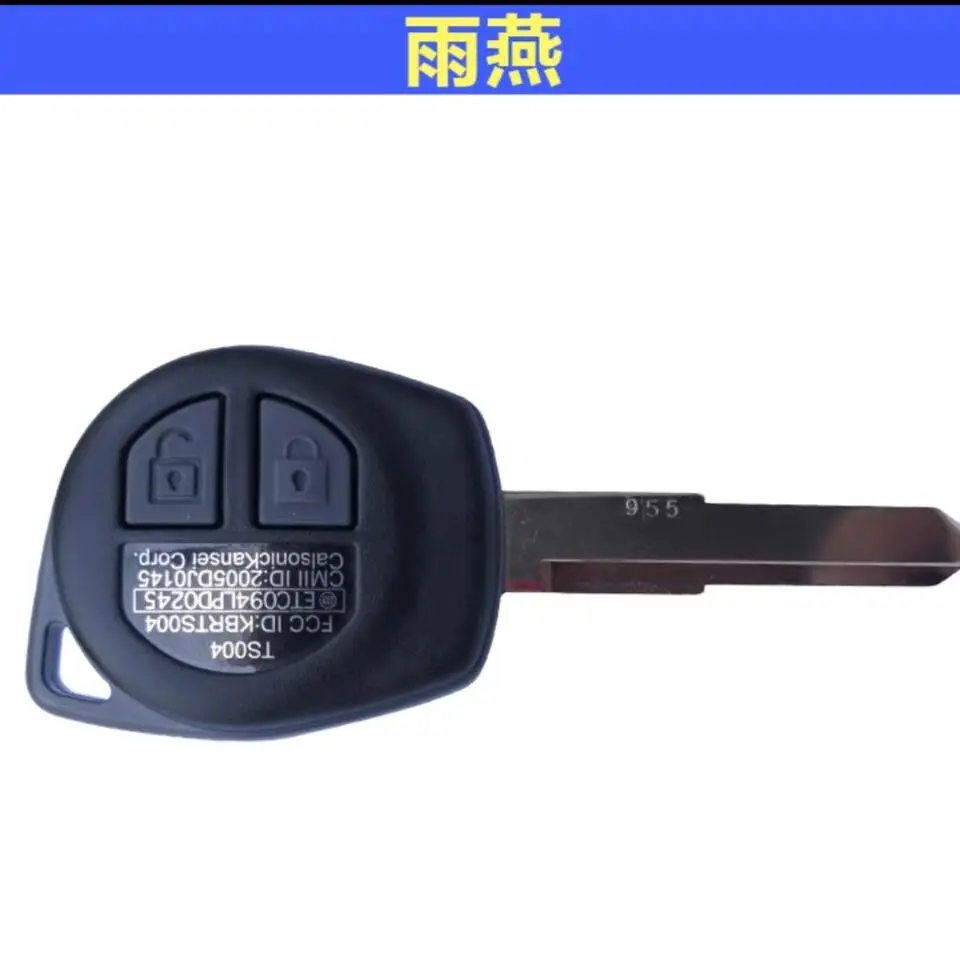 Auto parts High quality New Genuine OEM Parts Auto 2 Button Remote Key 433MHZ,46 Chip For Suzuki Swift SX4