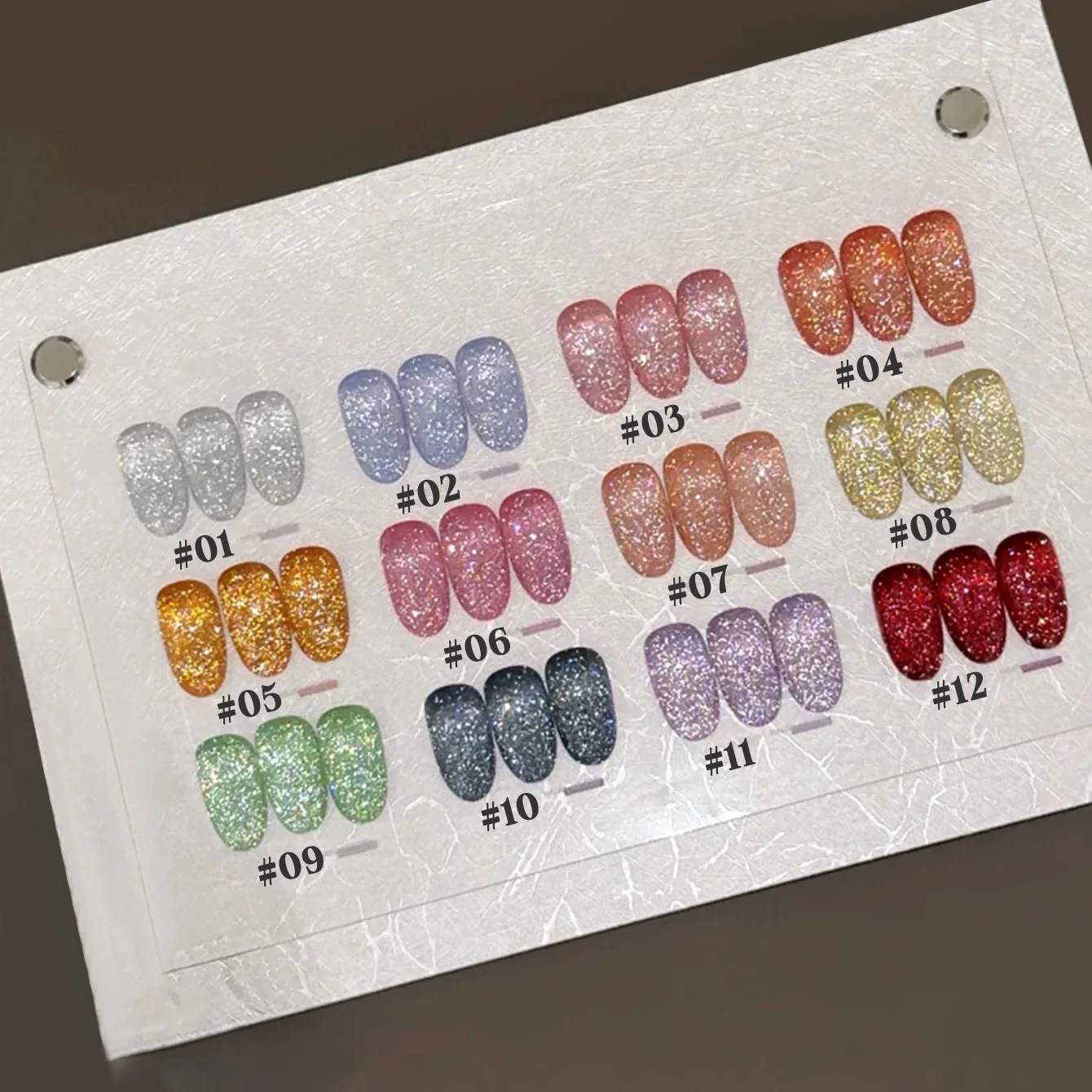 MIANEL 12ML 1PCS Summer Huayu Star Whitening Super Flash Broken Strobe Glitter Diamond Gel Nail Polish Nail Supplies