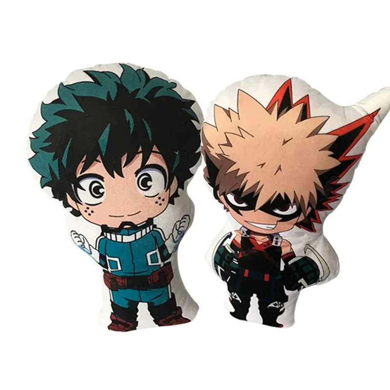 Anime Randapparatuur Bakugou Katsuki Asui Tsuyu Soft Gevulde Pluche Kussens Woondecoratie Verjaardagscadeautjes Vrienden of Meisjes