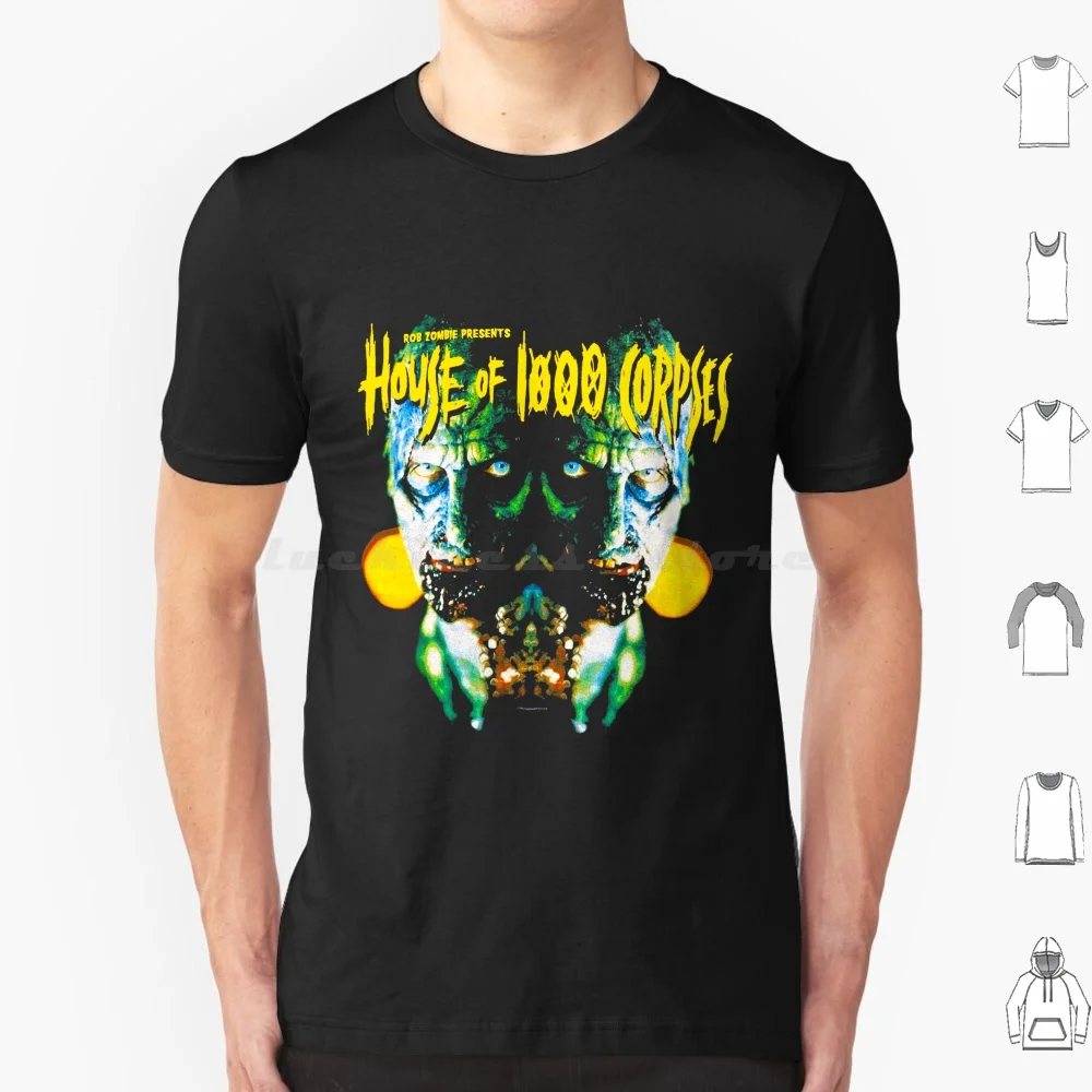 House Of 1000 Corpses 2002 Vintage T Shirt Cotton Men Women DIY Print House Of 1000 Corpses Rob Captain Spaulding Horror Clown