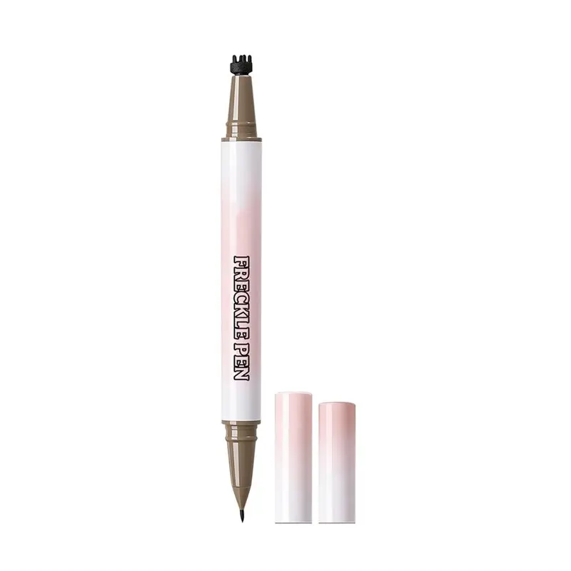 Waterproof 2PCS Freckle Pen Set-Dual-Tip Micro-Blade& Stamp 2-In-1 For Realistic Natural Freckles, Long-Lasting