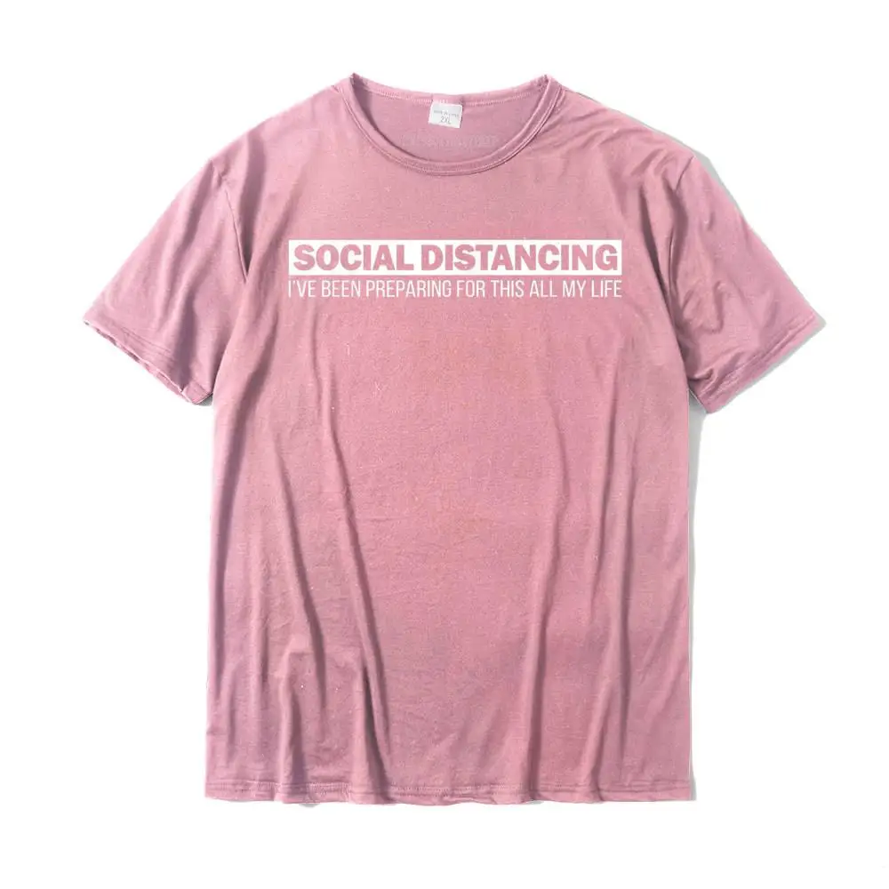 Social Distancing T Shirt Introvert Antisocial Quote Cute T-Shirt T Shirt Tops Tees Plain Cotton Simple Style Normal Man