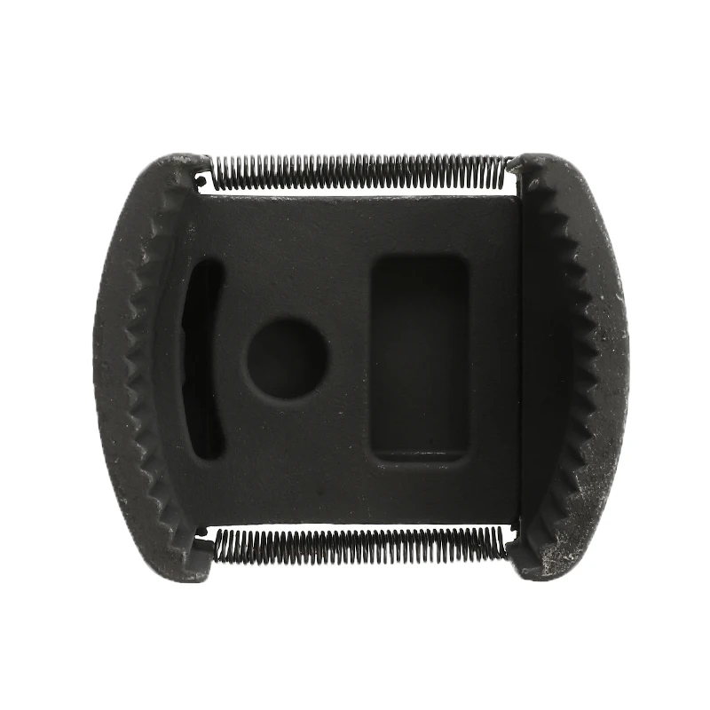 Kunci pas Filter oli Universal 60mm-80mm, alat penghilang bahan bakar kunci Filter baja cor dua cakar dapat disesuaikan 2 rahang