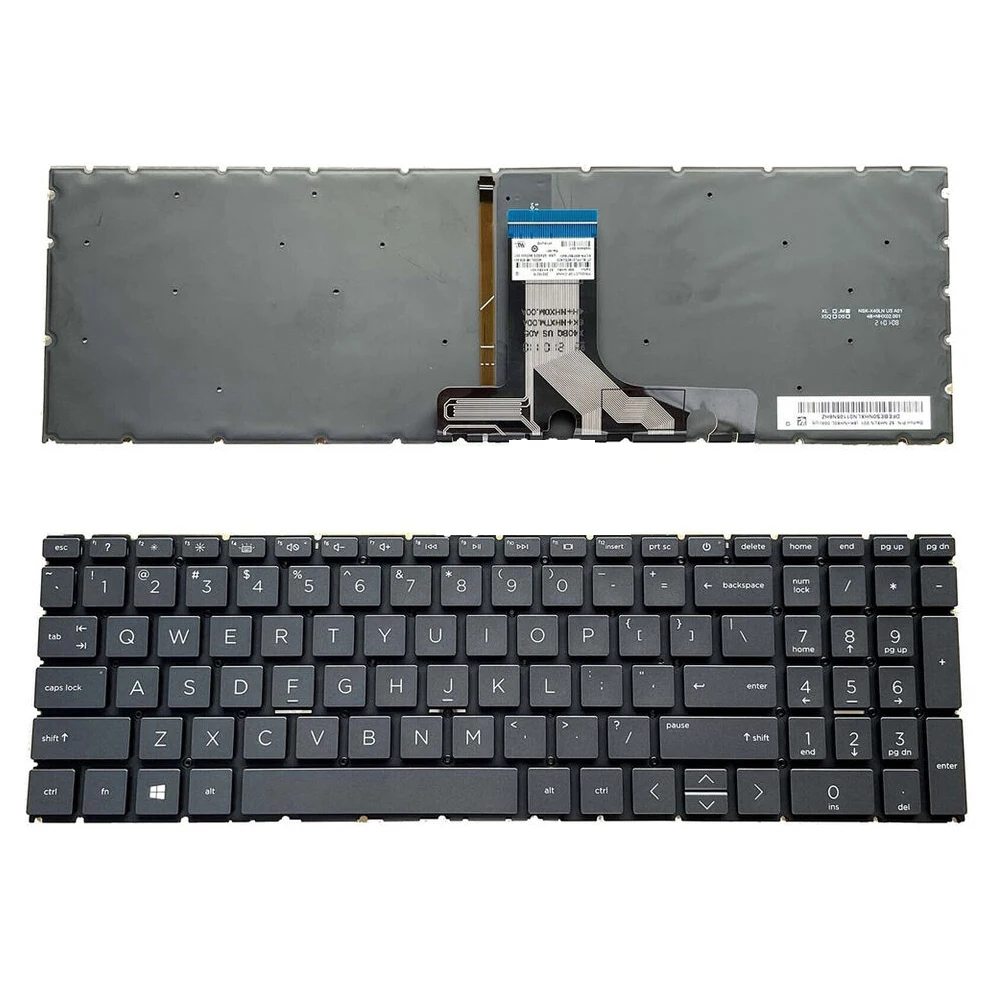 US Backlit/without Backlit Laptop Keyboard For HP Pavilion 15-ER 15-ER0008CA 15-ER0056CL 15-ER1047NR 15-ER0000 Keyboard