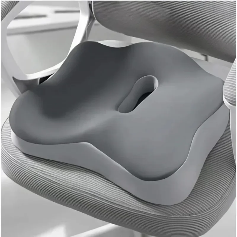 Memory Foam Seat Cushion for Home Office Chair Support with Non-Slip Base Ergonomic Hip Comfort Seat Pad Chair Cushion - view 2