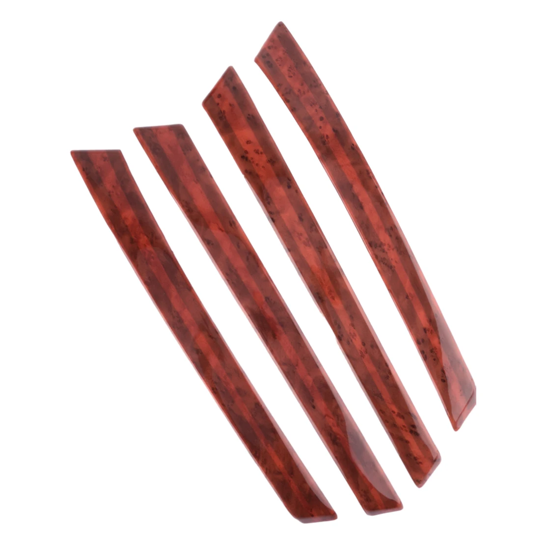 

1 Set Car Inner Door Panel Strip Trim Cover Fit for Toyota Highlander 2008 2009 2010 2011 2012 2013 Peach Wood Grain