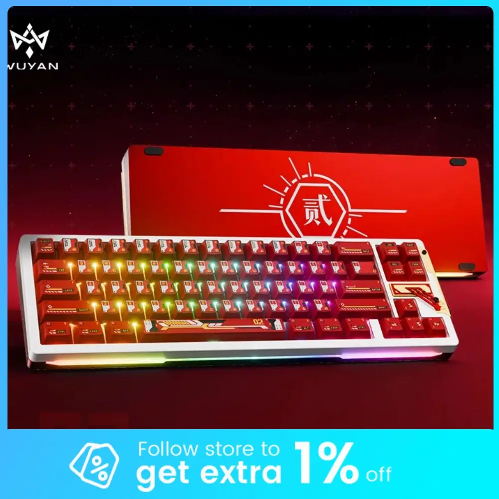 

NDNH Slice68 HE Механическая клавиатура с магнитным переключателем из алюминиевого сплава 8K RT0.005 Проводная игровая клавиатура 0,1 мс с низкой задержкой на заказ RGB