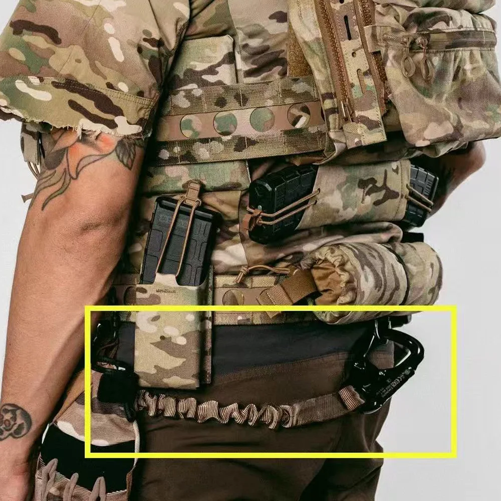 Taktisches Navy Seal Sicherheitsseil mit Schnellverschluss-Metallschnalle, Diebstahlschutz und Sicherheitsfunktion – Detail 5