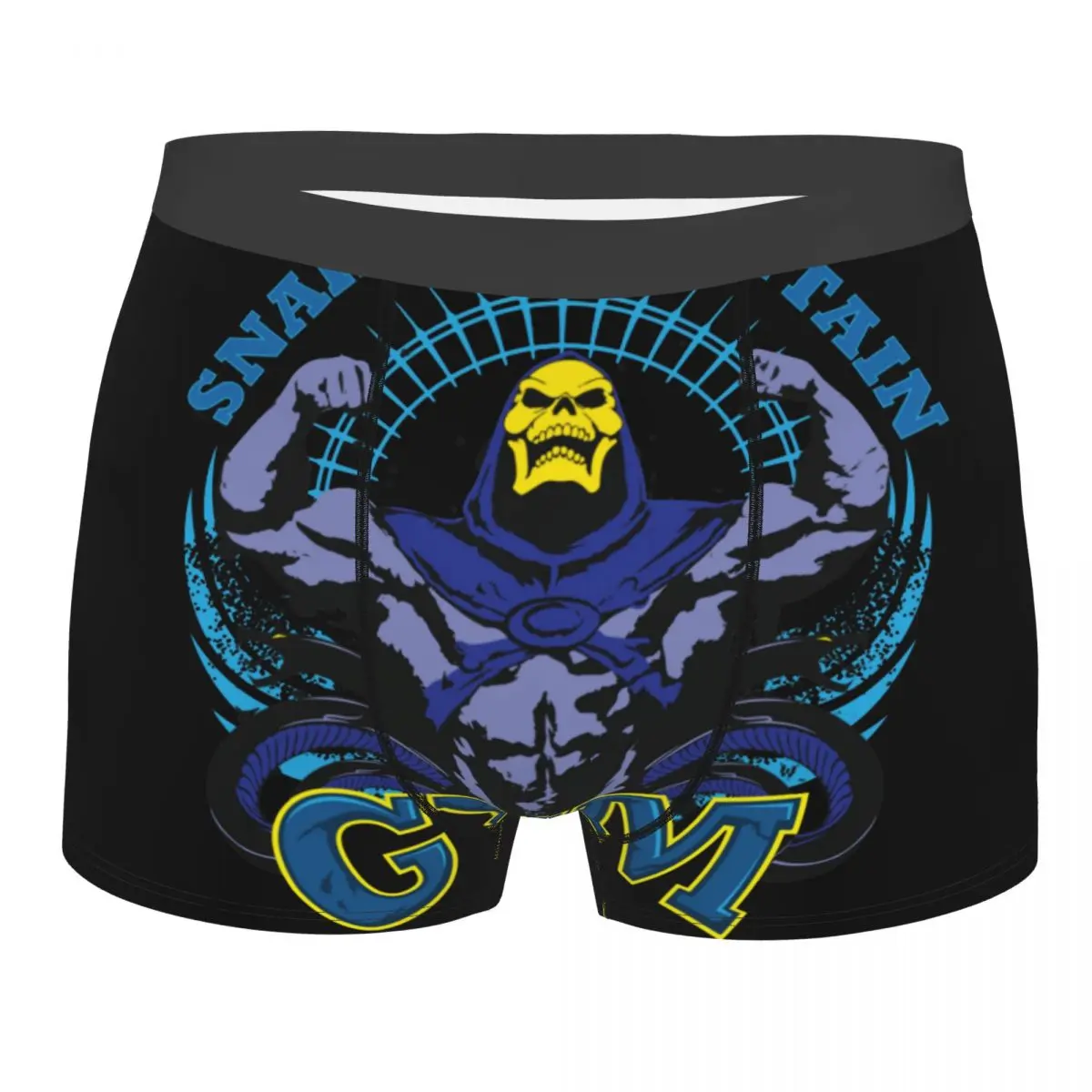 Men Boxer Briefs Shorts Panties Snake Mountain Gym Underwear He-Man and the Masters of the Universe Homme Funny Underpants