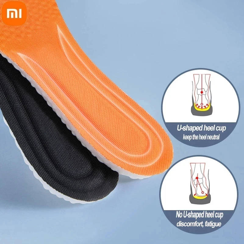 Xiaomi Home Boost insoles Stretch Breathable Deodorant Cushion Orthopedic Pad Shock Absorption Increased insole For Mijia Shoes