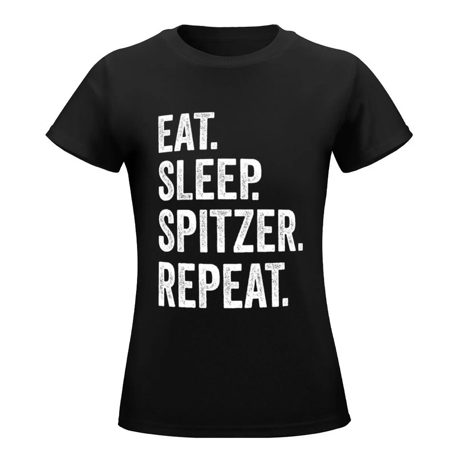 Eat Sleep Spitzer Repeat Card Game Player Sarcam Humor Lover Gift T-Shirt cute clothes tops Summer Women's clothing