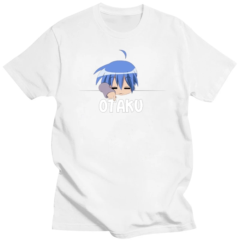 Japanese Otaku Konata Izumi Anime Black T-shirt