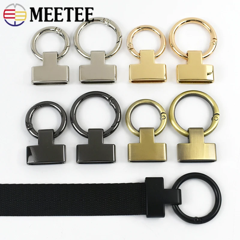 

2/5/10Pcs 20/25mm Metal Buckle Spring O Ring Clasp Bag Strap Connector Buckles Handbag Side Clip DIY Accessories for Handbags