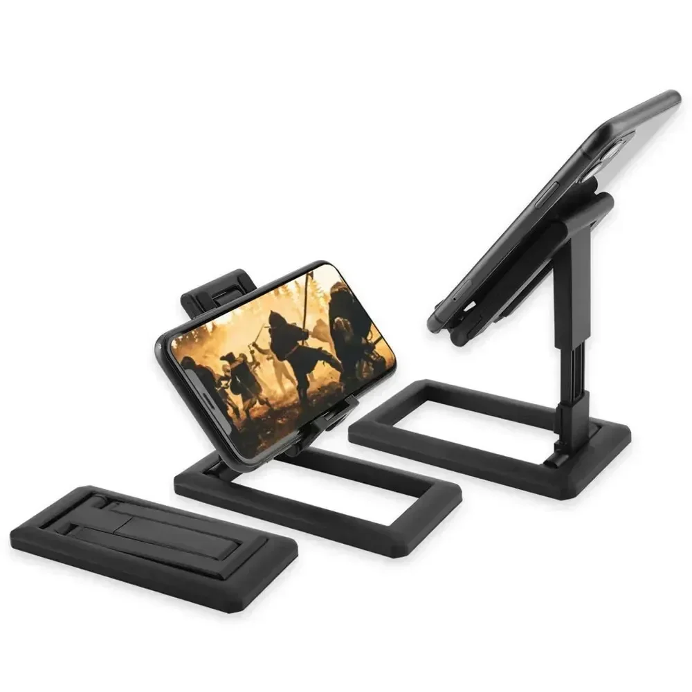 Portable Desktop Holder Foldable Mini Moblie Phone Stand For iPhone 13 Pro Max iPad Xiaomi Desk Bracket Portable Stand image 2