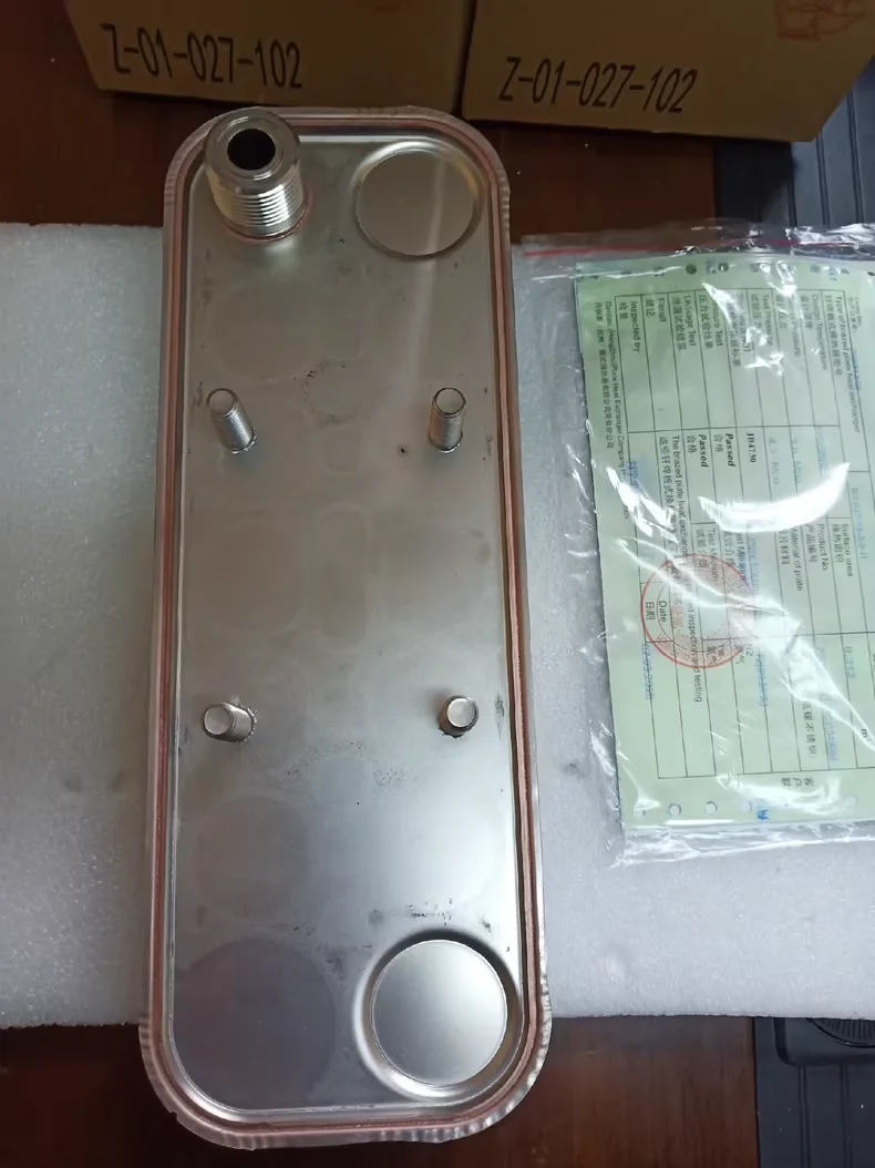 Brandneue zentrale Klimaanlage, Zentrifugalöl, Kühlplatte, Kühler, Edelstahl, Kondensator! B3-027-14-3.0-H