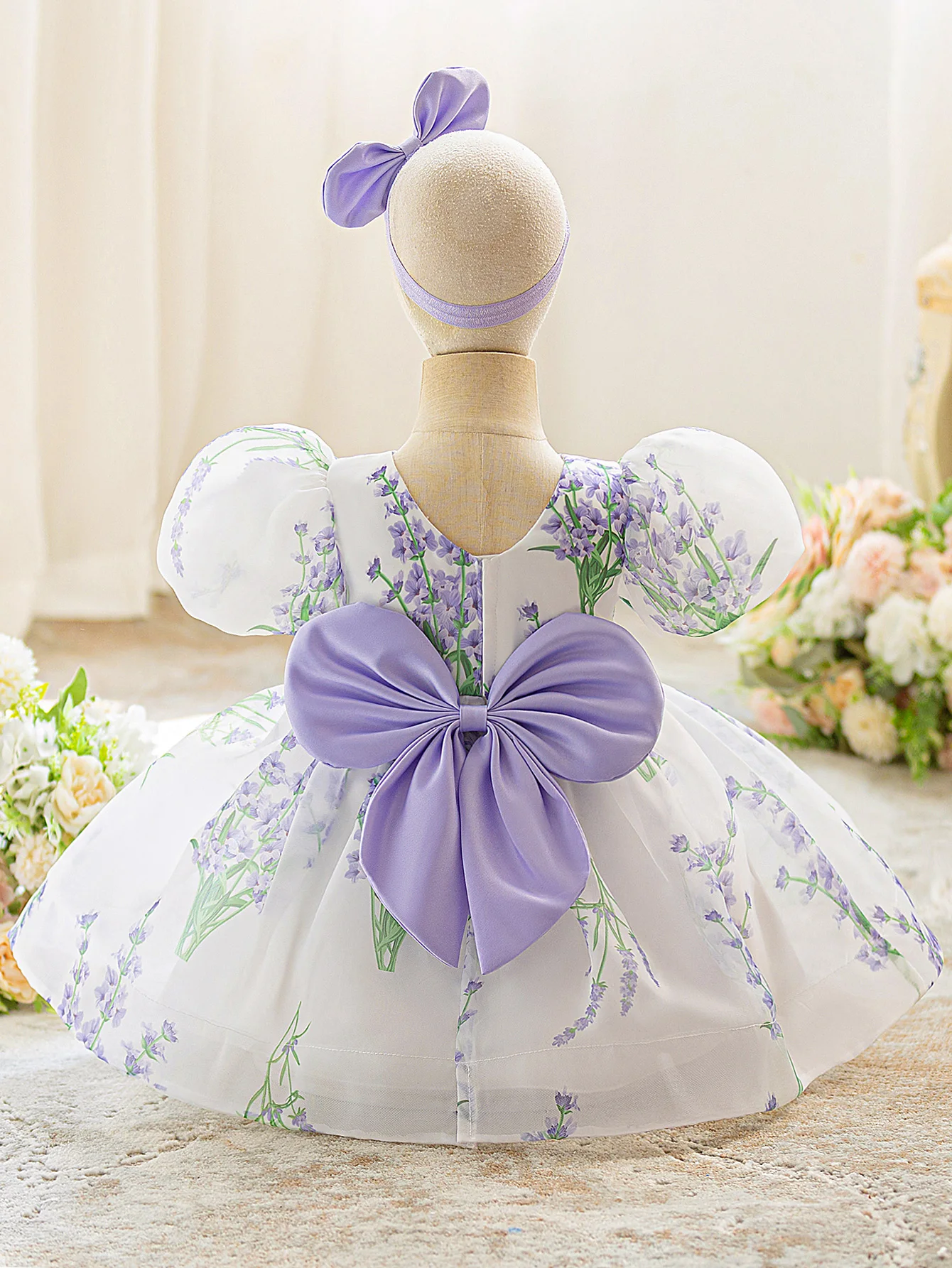 Toddler Flower Baptism Party Baby Girls Dress Elegant Bow 1st Birthday  Princess Baby Dress Wedding Bridesmaids Tutu Prom Costume - AliExpress 1501