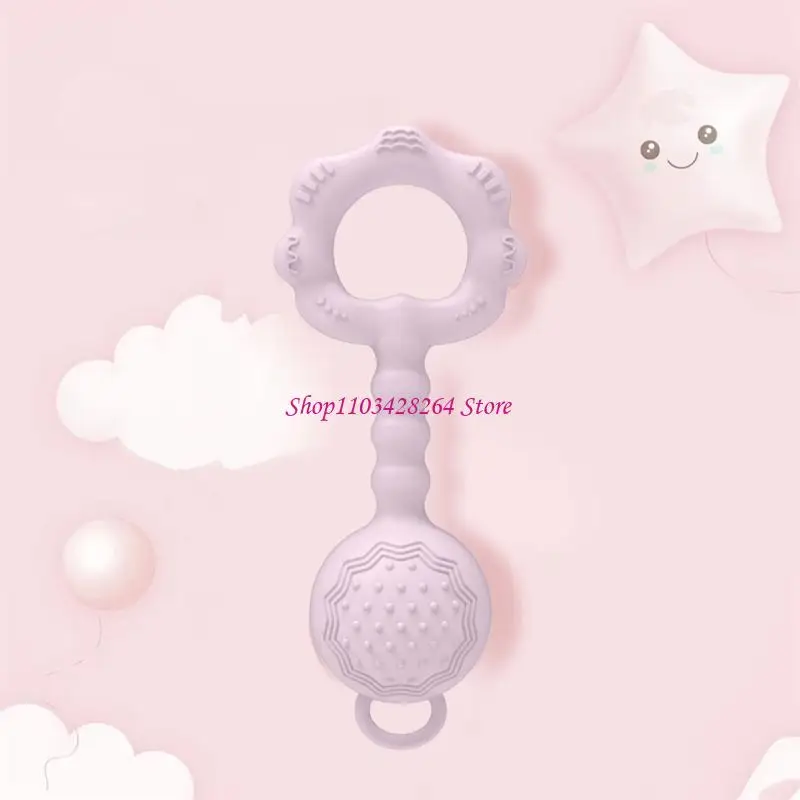 

Rattle Teething Toy for 5-24Months Baby Teether Pacifier Infant Educational