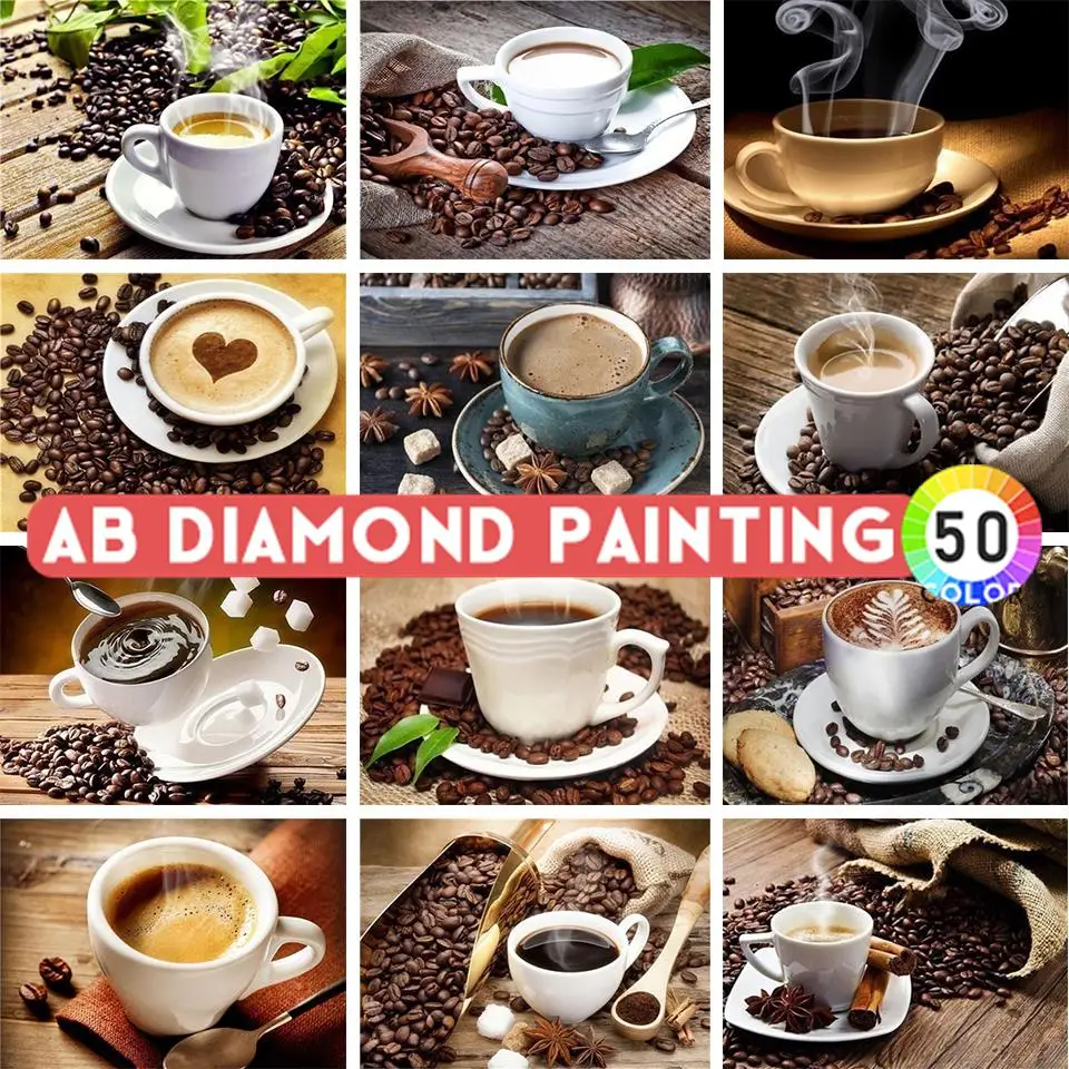 

AB Drills Diamond Painting 5D DIY Cross Stitch Kit Embroidery Rhinestone Picture Mosaic Mosaic Home Decoration Art Picture Hobby