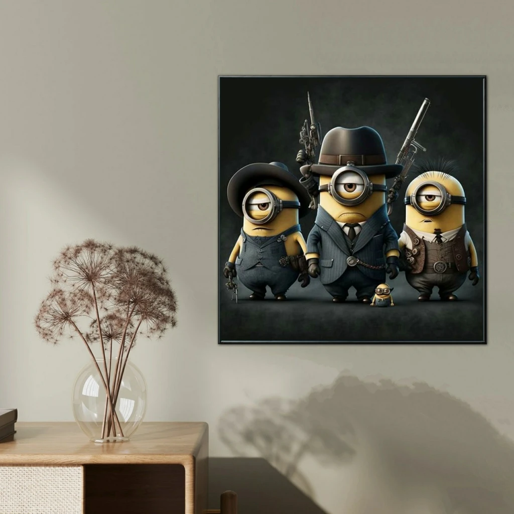 التوابع الملونة الكرتون الرسوم المتحركة الماس اللوحة الاصطناعي فسيفساء التطريز 5D DIY بها بنفسك الفن عبر غرزة غرفة ديكور الحرفية الجديدة #2