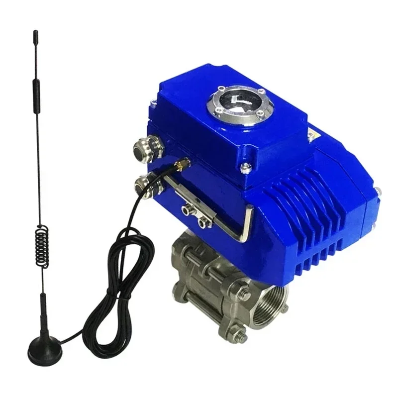 

4G/LoRa APP Remote Control Electric Ball Valve Water Control DC-24V AC-220V Motorized Butterfly Valve Actuator Controller