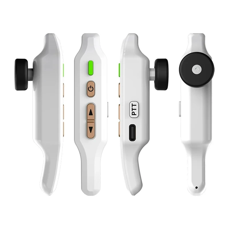 Ear-Mounted Walkie-Talkie Mini Headset Fit For All-In-One Hotel Hotel Mini Headset ,White 1Set