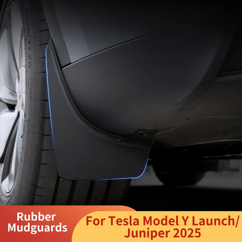 

Брызговики для Tesla Model Y, аксессуары для Juniper 2021, резиновые брызговики, оригинальный дизайн, защита от снега и песка, защита от песка