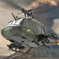 New RC ERA C032 (Uh-1) 6ch Aileron Free Reverse Flying Stunt Helicopter Electric Remote-Controlled Airplane Car Model Toy Gift