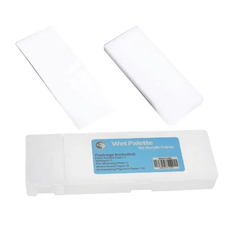 Stay Wet Palette for Painting Stay Paint Wet Tray Professional Palette Outdoor Portable Keep Paint Wet Preserving Palette